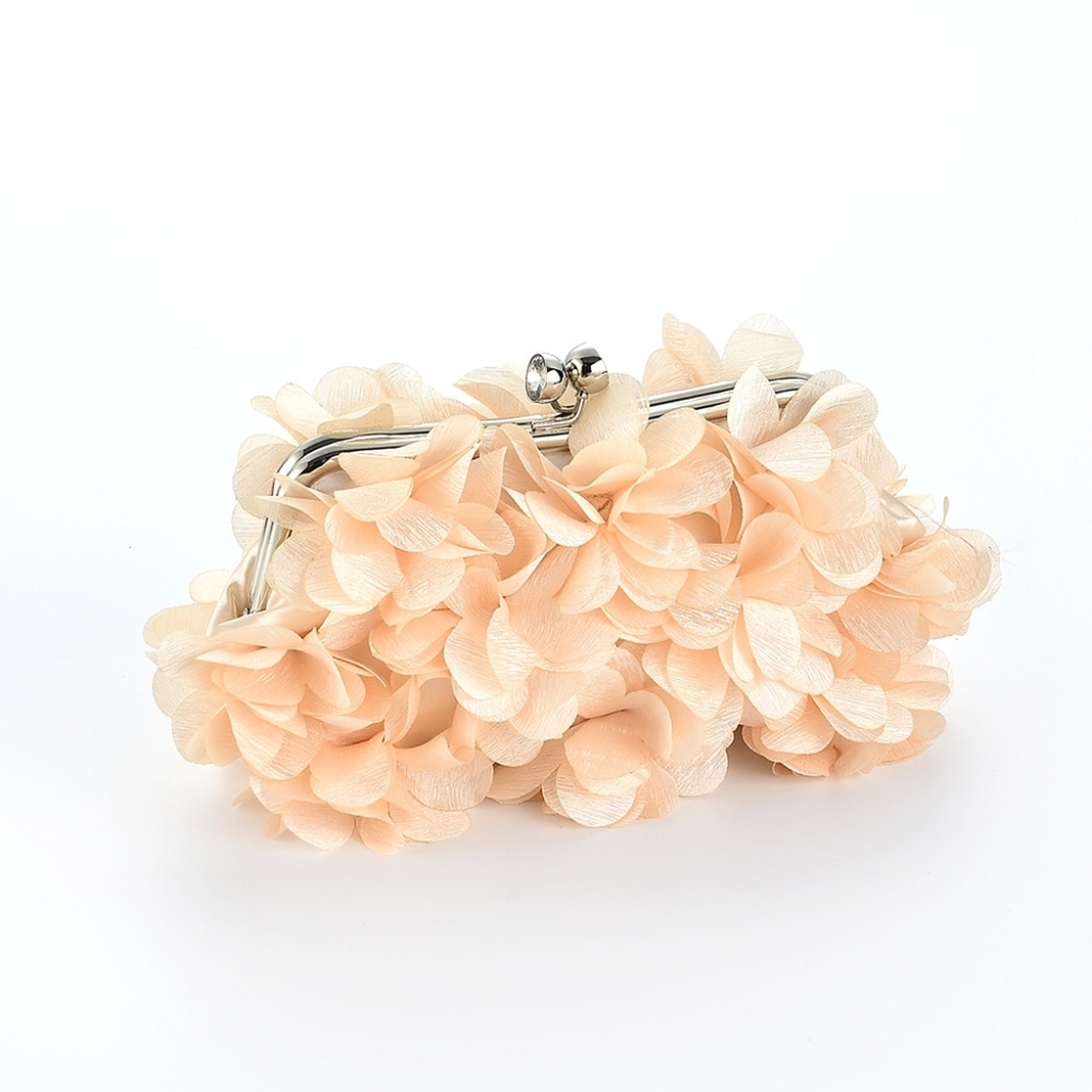 Women evening flowers hand bag.